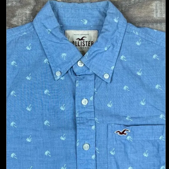 Light blue hollister shirt - Picture 2 of 2
